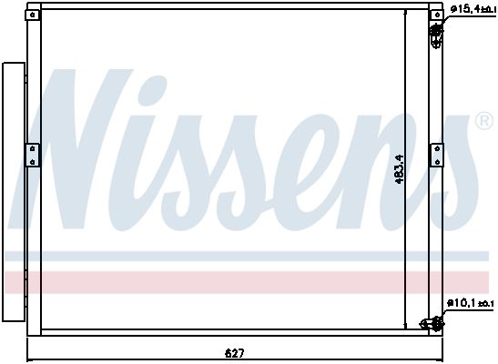 Nissens 94919 Радіатор кондиціонера
