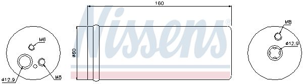 Nissens 95171 Осушувач кондиціонера