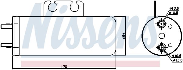Nissens 95316 Осушувач кондиціонера