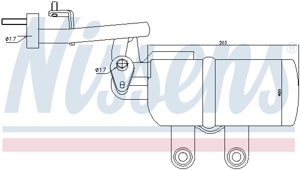 Nissens 95332 Осушувач кондиціонера