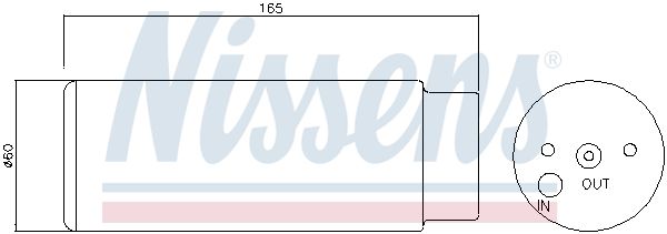 Nissens 95380 Осушувач кондиціонера