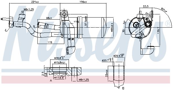 Nissens 95449 Осушувач кондиціонера