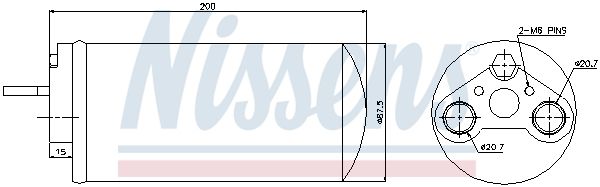 Nissens 95461 Осушувач кондиціонера