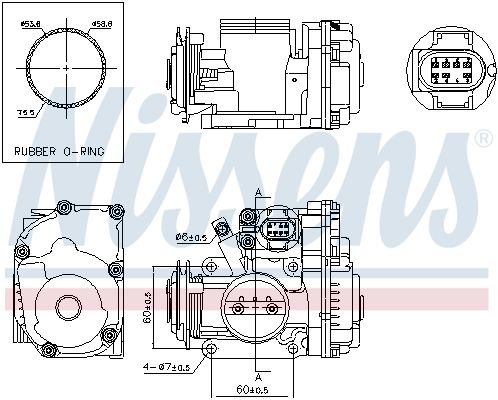 Nissens 955039 Корпус дросельної заслiнки First Fit