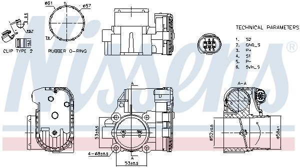Nissens 955103 Корпус дросельної заслiнки First Fit