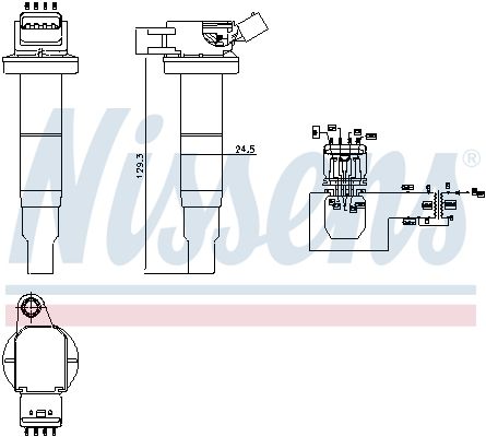 Nissens 966005 Котушка запалювання