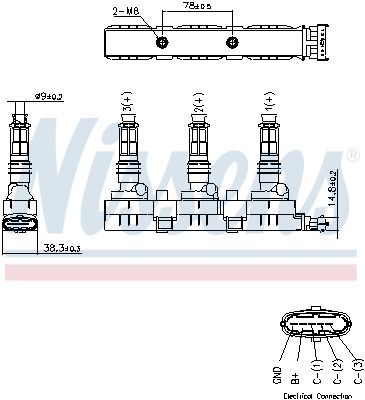 Nissens 966041 Котушка запалювання
