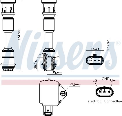 Nissens 966404 Котушка запалювання