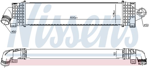 Nissens 96689 Охолоджувач наддувального повітря