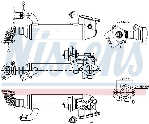 Nissens 989290 Радіатор рециркуляції ВГ First Fit