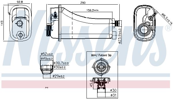 Nissens 996155 Бачок компенсаційний First Fit