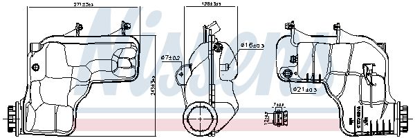 Nissens 996166 Бачок компенсаційний First Fit