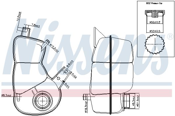 Nissens 996174 Бачок компенсаційний First Fit