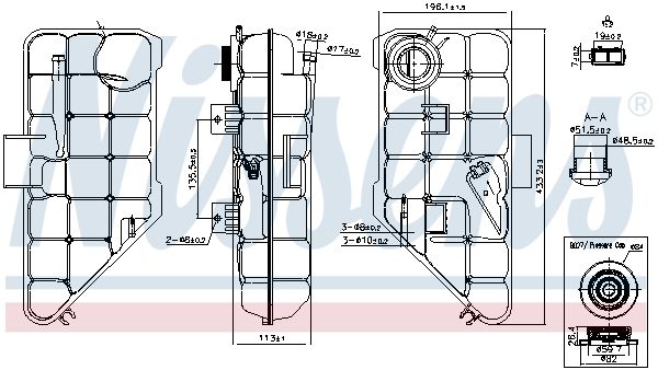 Nissens 996182 Бачок компенсаційний First Fit