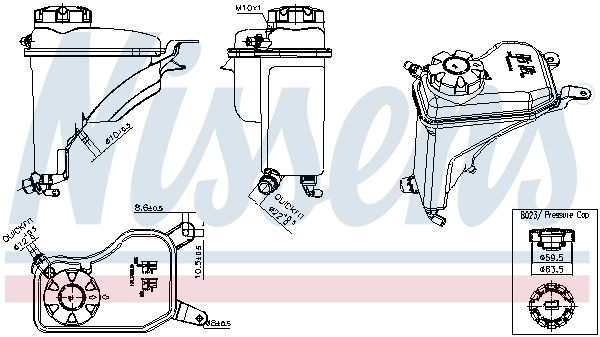 Nissens 996268 Бачок компенсаційний First Fit