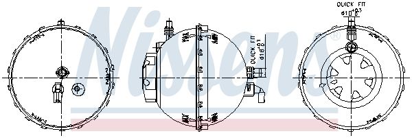 Nissens 996272 Бачок компенсаційний First Fit