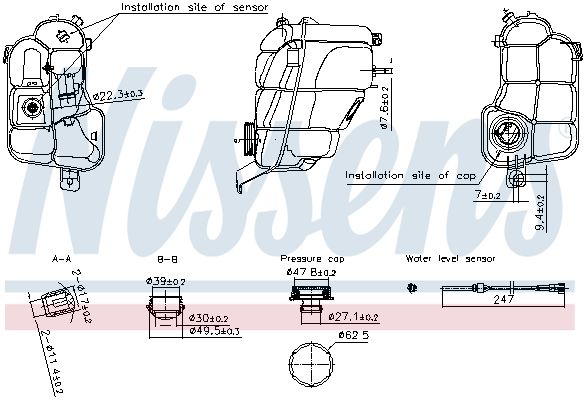 Nissens 996294 Бачок компенсаційний First Fit