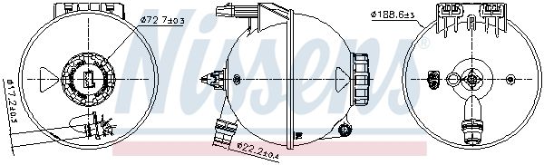 Nissens 996309 Бачок компенсаційний First Fit