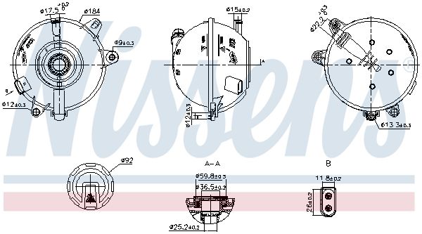 Nissens 996324 Бачок компенсаційний First Fit