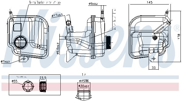 Nissens 996401 Бачок компенсасійний First Fit