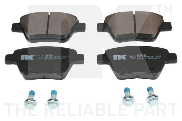 NK 2247101 Колодки гальмівні дискові, комплект