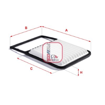 S 3B71 A SOFIMA Фільтр повітря