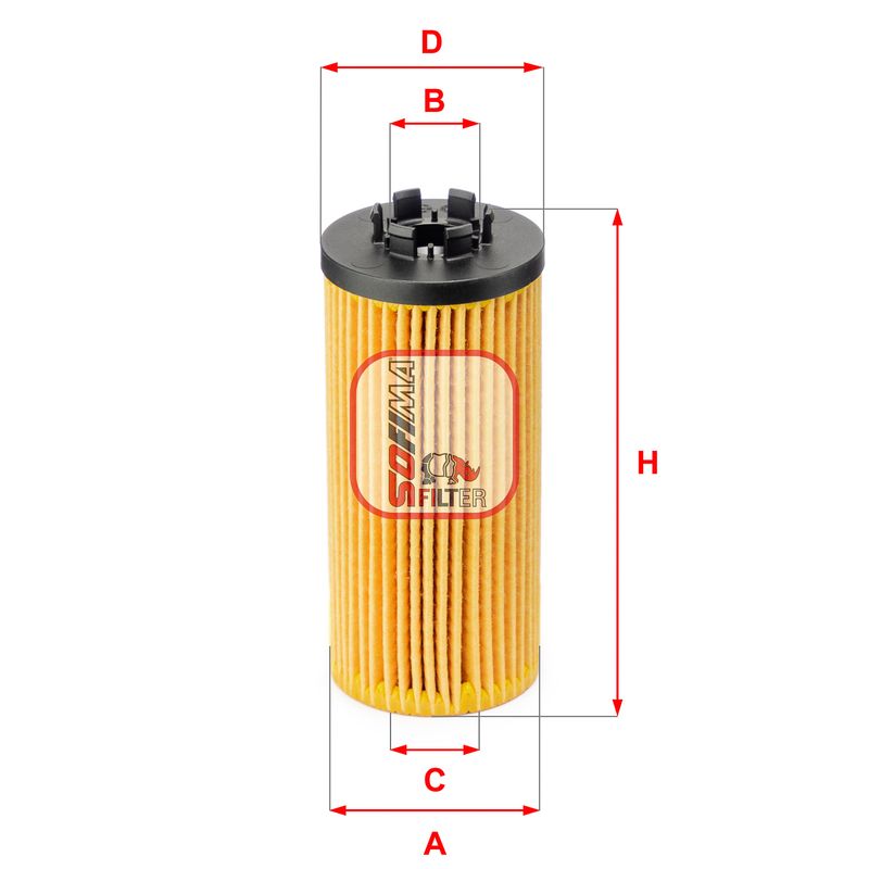 S 5211 PE SOFIMA Фільтр оливи