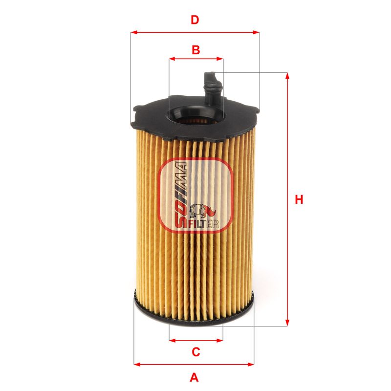 S 5226 PE SOFIMA Фільтр оливи
