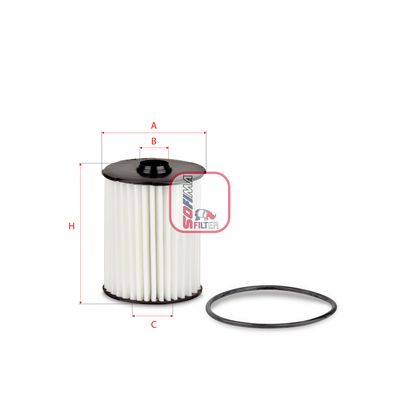 S 5228 PE SOFIMA Фільтр оливи