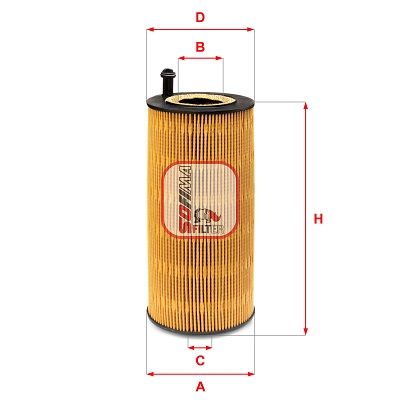 S 5237 PE SOFIMA Фільтр оливи