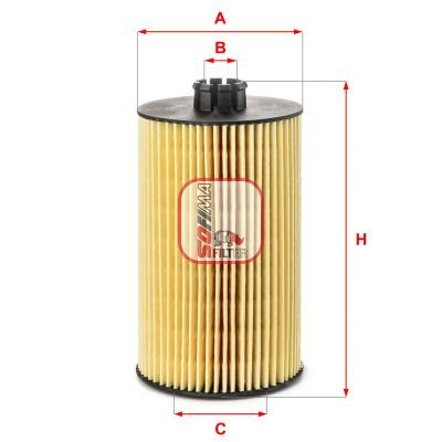 S 5245 PE SOFIMA Фільтр оливи