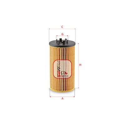S 5257 PE SOFIMA Фільтр оливи