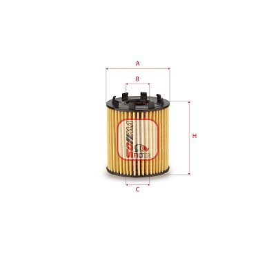 S 5258 PE SOFIMA Фільтр оливи