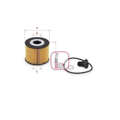 S 5268 PE SOFIMA Фільтр оливи