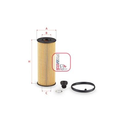 S 5291 PE SOFIMA Фільтр оливи