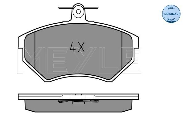 Meyle 0252016816 Колодки гальмівні (передні) VW Golf/Passat/Vento 1.4-2.0/1.9TDI -97