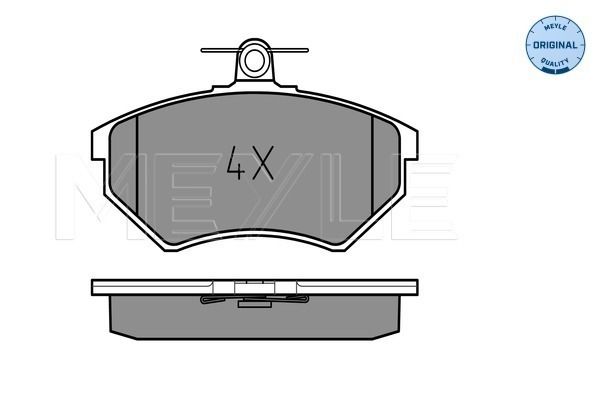Meyle 0252016819 Колодки гальмівні (передні) VW Caddy II/Golf II-IV/Passat -04
