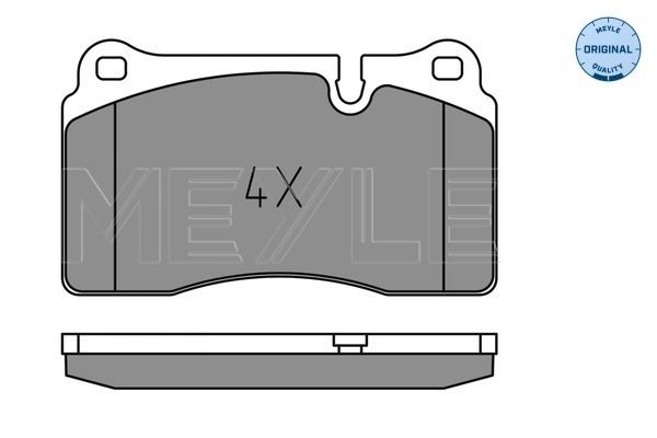 Meyle 0252026119W Колодки гальмівні (передні) Fiat Scudo/Peugeot Expert 2.0JTD/HDI 96-