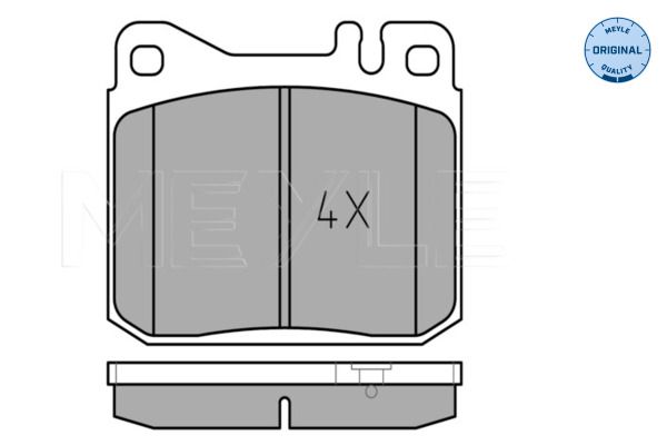 Meyle 0252039215 Колодки гальмівні (передні) MB S-class (W116/W123)/SL (R107) 71-85