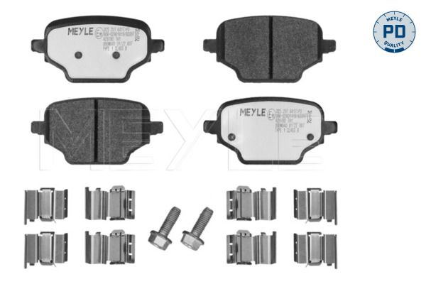 Meyle 0252078418 Колодки гальмівні (передні) MB 207-410D