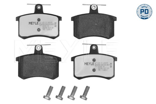Meyle 0252114416PD Колодки гальмівні (задні) Audi A4 -00/A6 -97