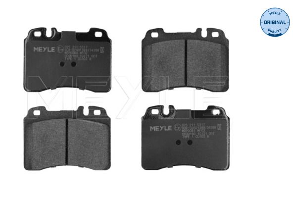 Meyle 0252115317 Колодки гальмівні (передні) MB 190 (W201)/C (W202)/E (A124)/(C124) 88-03