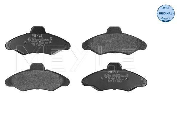 Meyle 0252117118 Колодки гальмівні (передні) Ford Escort IV/V/VI/VII/Orion III 90-