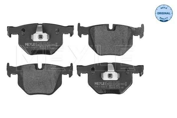 Meyle 0252128217 Колодки гальмівні (задні) BMW X5/X6 07-