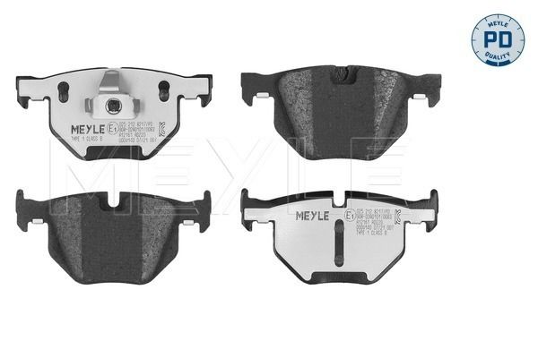 Meyle 0252128217PD Колодки гальмівні (задні) BMW X5/X6 07-