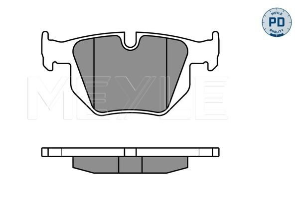 Meyle 0252128217PD Колодки гальмівні (задні) BMW X5/X6 07-