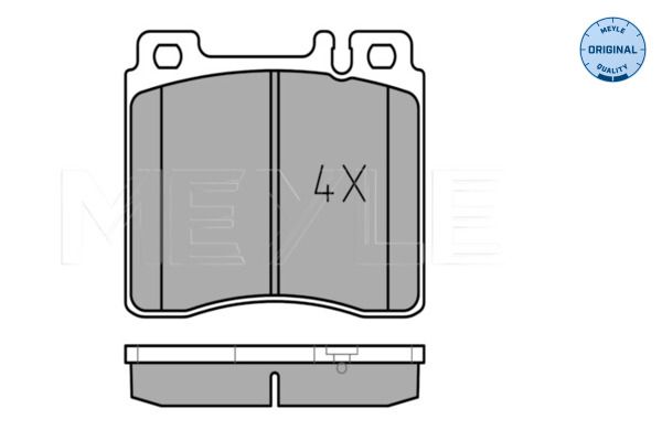 Meyle 0252130318 Колодки гальмівні (передні) MB S-class (W140) 91-98