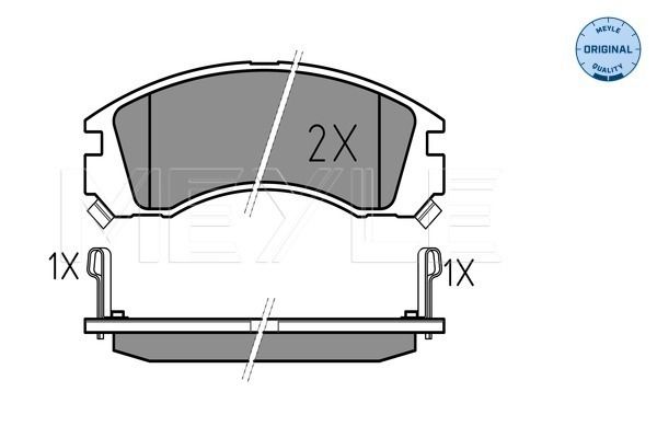 Meyle 0252136315W Колодки гальмівні (передні) Mitsubishi Outlander/Lancer/Pajero