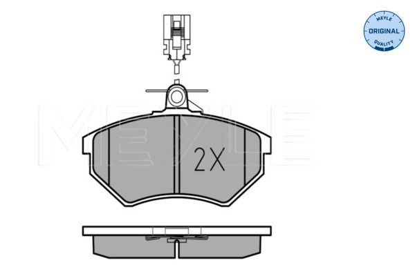 Meyle 0252136819 Колодки гальмівні (передні) Opel Omega A/B/Senator B 2.0-3.2 V6 87-03