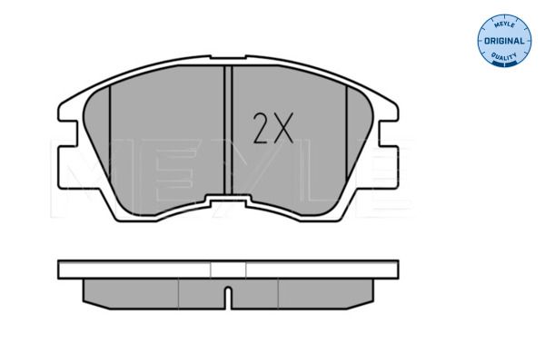 Meyle 0252137316W Колодки гальмівні (передні) Mitsubishi L200/L300 83- (Sumitomo)